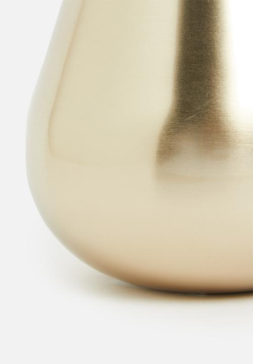 Sixth Floor - Shia metal vase - gold