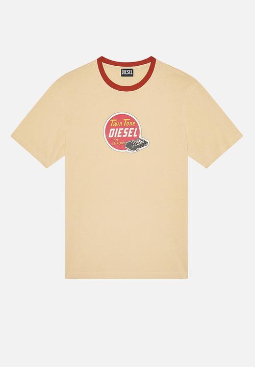 Diesel  - T-just-c12 short sleeve tee - stone