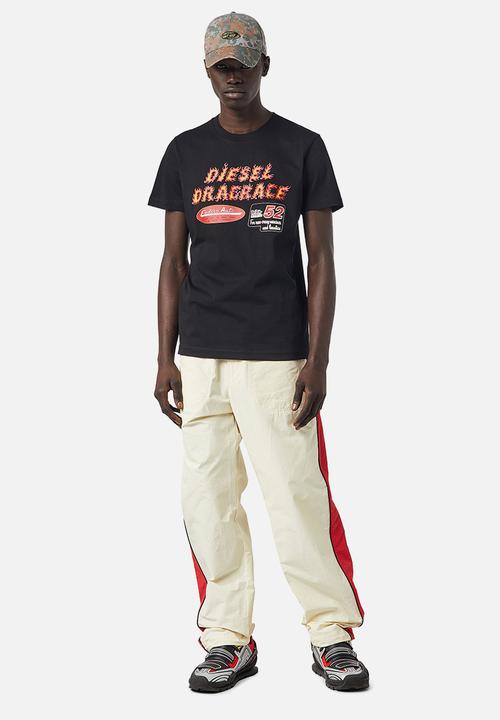Diesel  - T-diegor-c7 printed short sleeve tee - black