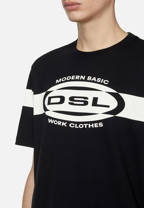 Diesel  - T-just-hs1 short sleeve tee - black