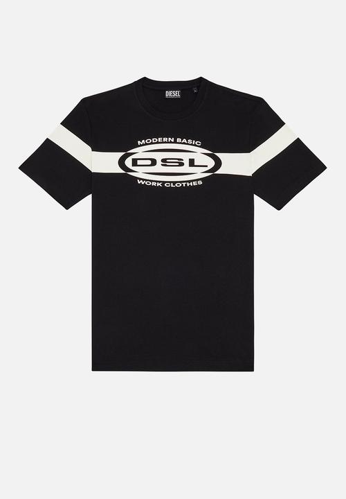 Diesel  - T-just-hs1 short sleeve tee - black