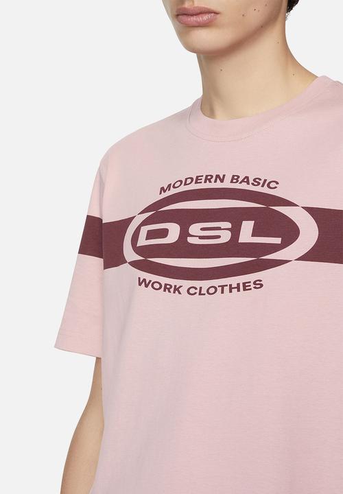 Diesel  - T-just-hs1 short sleeve tee - pink