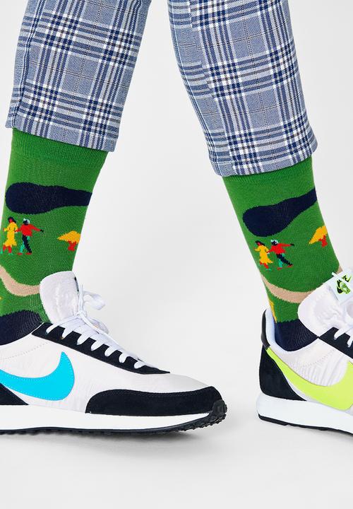 Happy Socks - Walk in the park sock - green