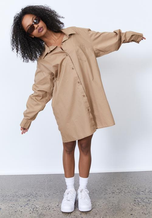 Factorie - Oversized shirt - tigers eye