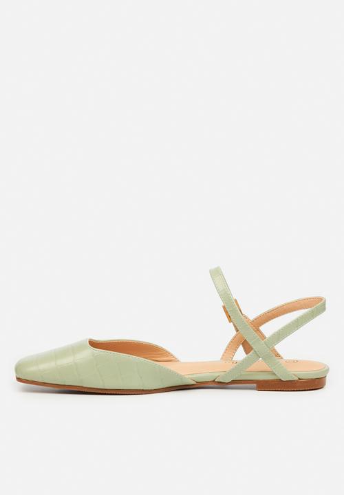 Butterfly Feet - Alina 1 ankle tie ballet - mint