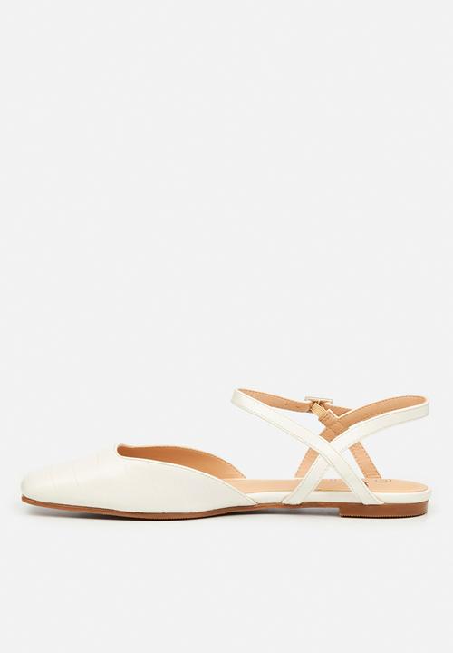 Butterfly Feet - Alina 1 ankle tie ballet - white