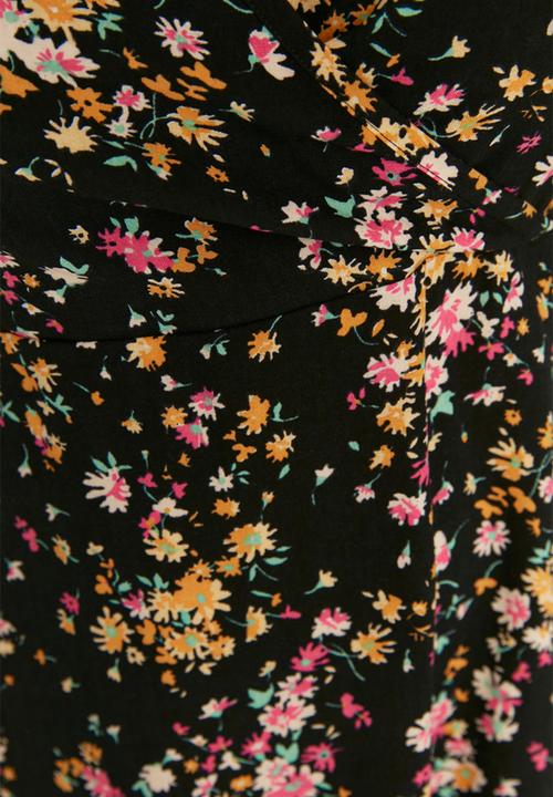 Trendyol - Plus floral v-neck woven dress - multi