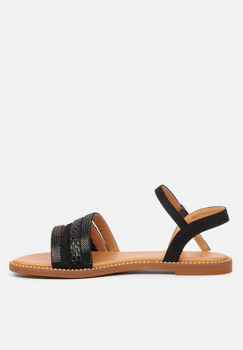 Butterfly Feet - Cora 1 slingback sandal - black