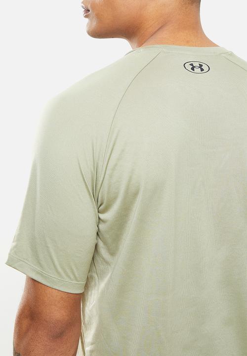 Under Armour - UA Tech™ 2.0 Wordmark Short Sleeve Tee - khaki gey