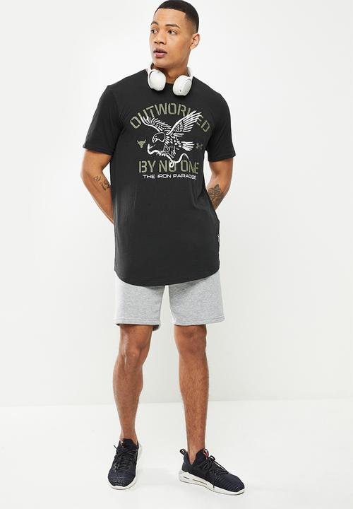 Under Armour - UA Project Rock Outworked SS Tee - Black