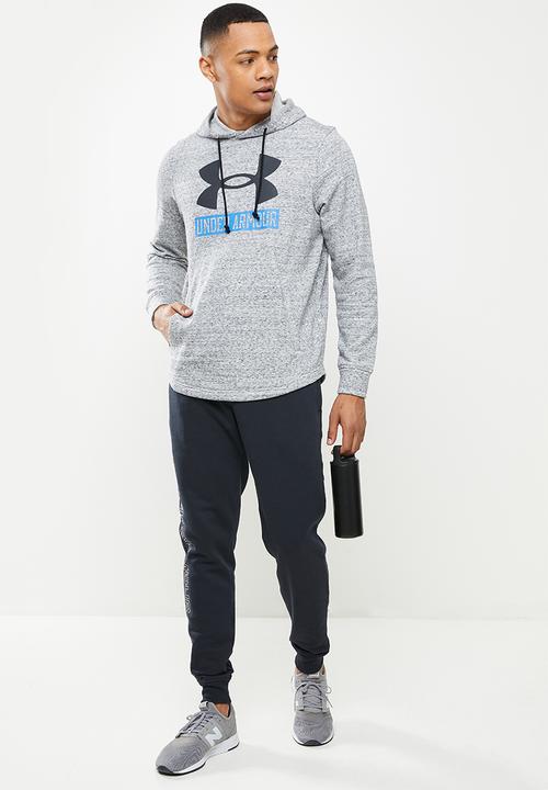 Under Armour - Ua rival terry logo hoodie - grey