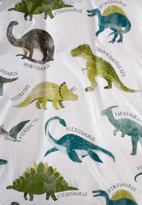 Linen House - Dino roar duvet cover set - multi