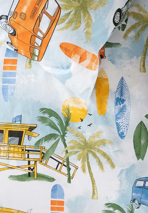 Linen House - Surfs up duvet cover set - multi