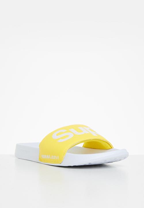 Superdry. - Pool slider - yellow
