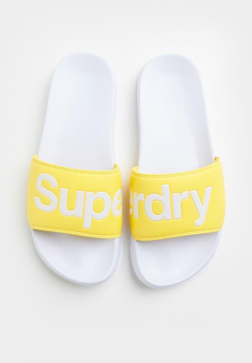 Superdry. - Pool slider - yellow