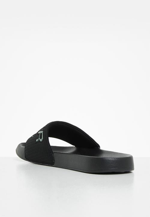 Superdry. - Infill pool slider - black