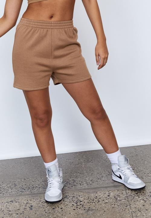 Factorie - Hype fleece short - tigers eye