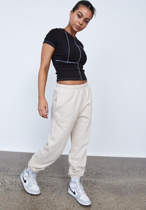 Factorie - Super slouchy trackpant - light stone