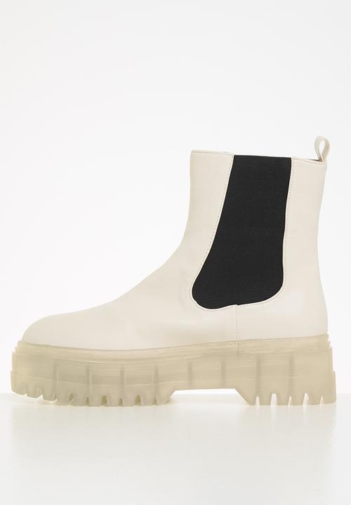 Z_Code_Z - Mila chunky chelsea boot - off white 