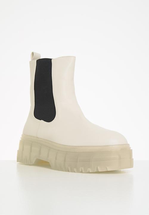 Z_Code_Z - Mila chunky chelsea boot - off white 
