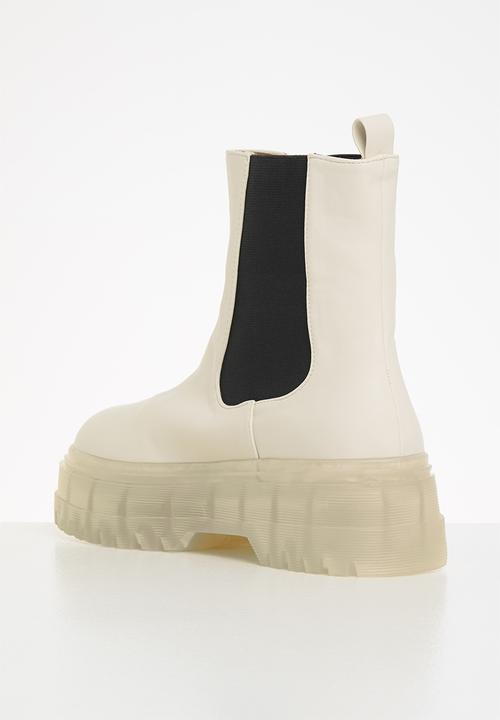 Z_Code_Z - Mila chunky chelsea boot - off white 