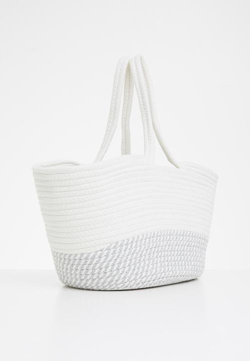 Superbalist - Sonia shopper bag  - grey & white 