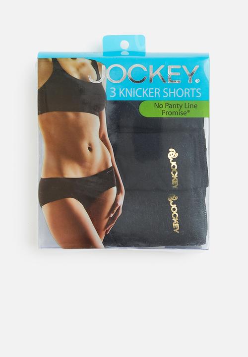 Jockey - 3 Pack npl knicker - black