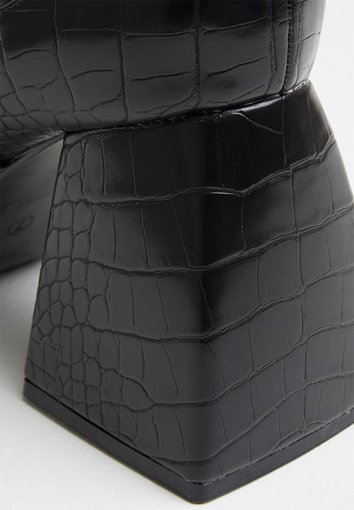 Z_Code_Z - Emma platform ankle boot - black 
