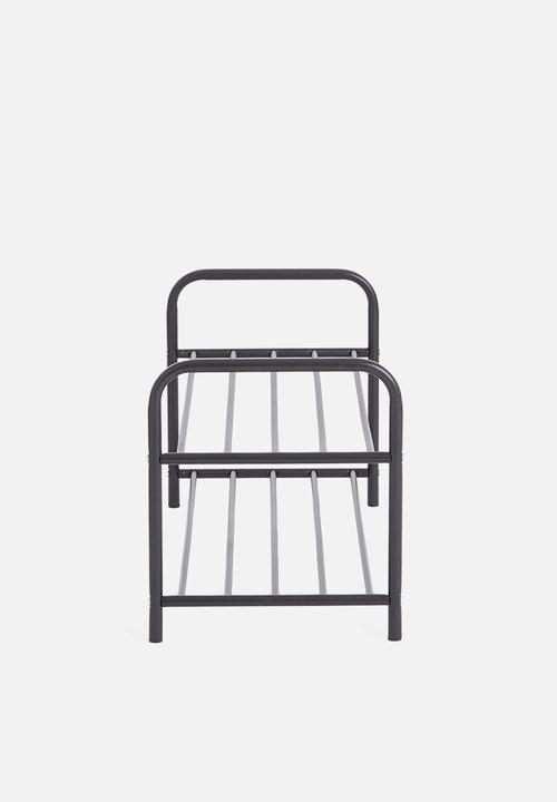 H&S - Shoe rack 2 layers - black