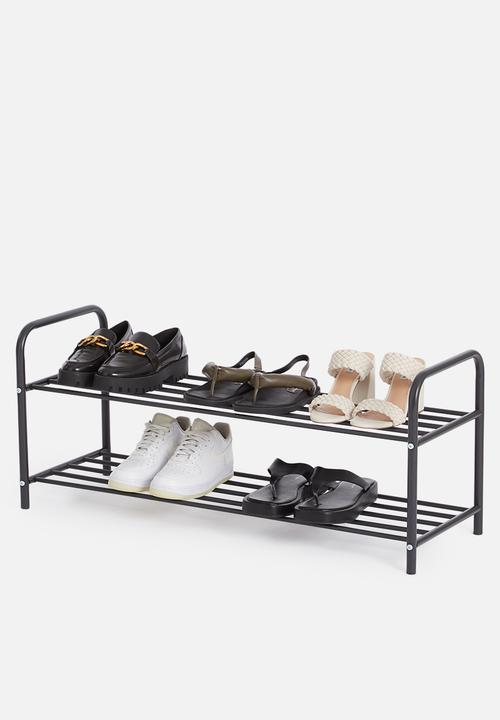 H&S - Shoe rack 2 layers - black