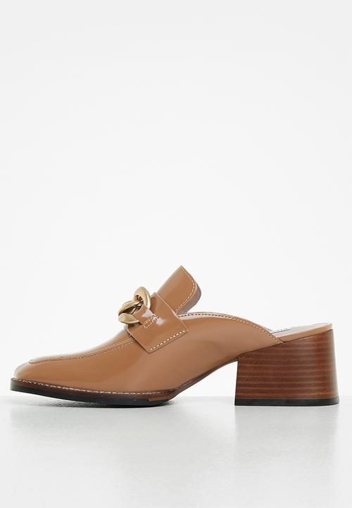 Steve Madden - Lorie loafer mule heel - tan