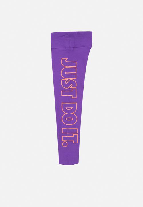 Nike - Nkg splatter grapjic legging - wild berry