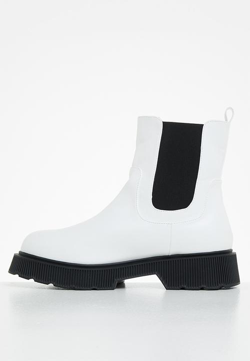Z_Code_Z - Harper chunky chelsea boot - white