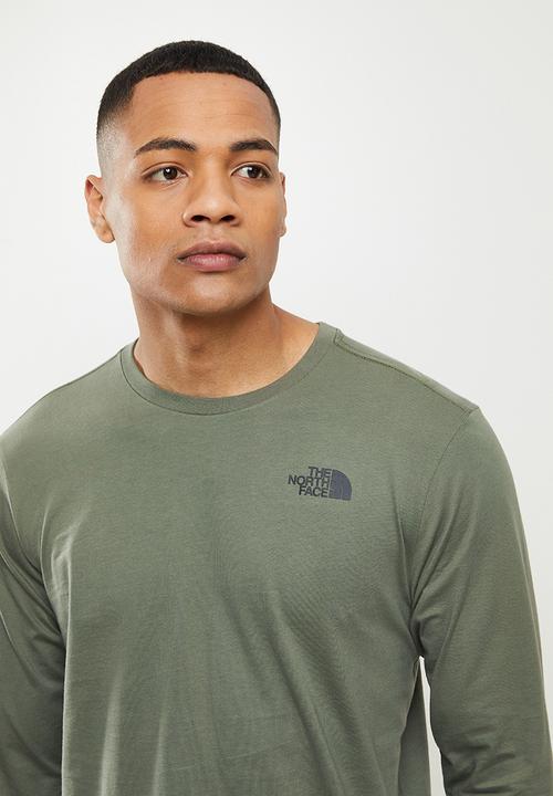 The North Face - M long sleeve easy tee - thyme
