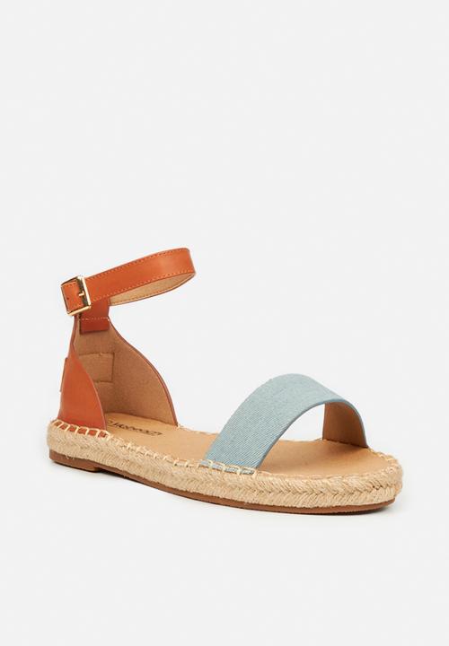 Viabeach - Espa 40 ankle tie espadrille sandal - blue combo