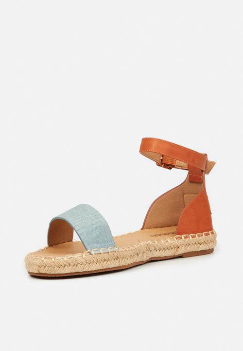 Viabeach - Espa 40 ankle tie espadrille sandal - blue combo