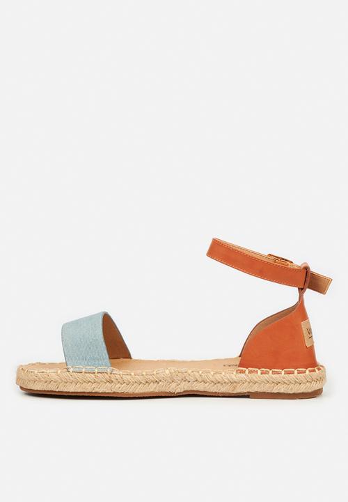 Viabeach - Espa 40 ankle tie espadrille sandal - blue combo