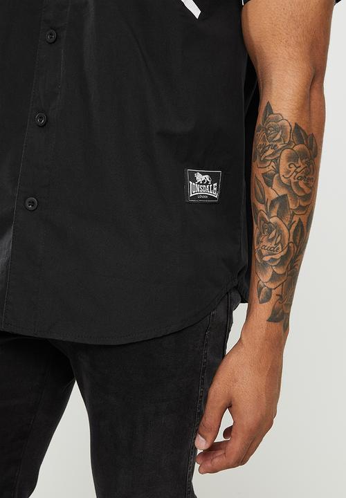Lonsdale - Stay true short sleeve shirt - black