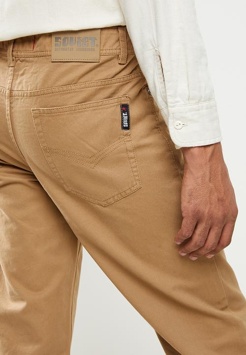 SOVIET - M voyager-r 3 #5  basic 5pkt chino - khaki