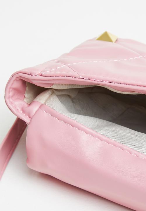Superbalist - Studded crossbody bag - pink