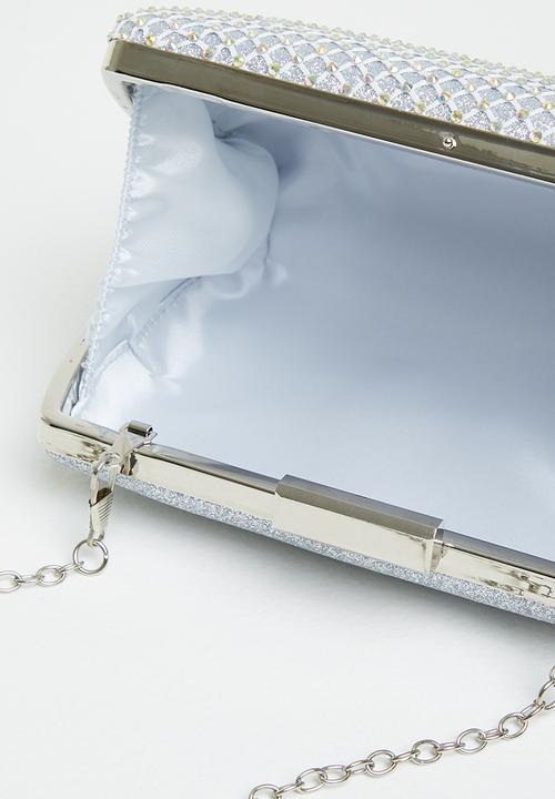 dailyfriday - Box clutch bag - silver