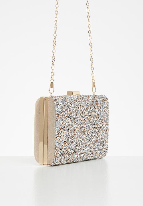 dailyfriday - Alexis clutch bag - silver & gold