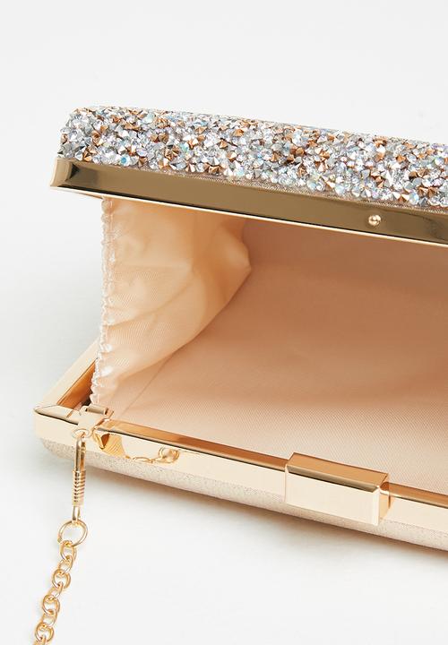 dailyfriday - Alexis clutch bag - silver & gold