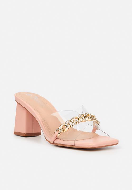 Butterfly Feet - Zoya 1 mule block heel - pink