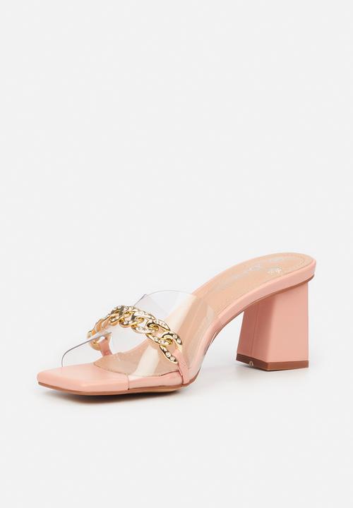 Butterfly Feet - Zoya 1 mule block heel - pink