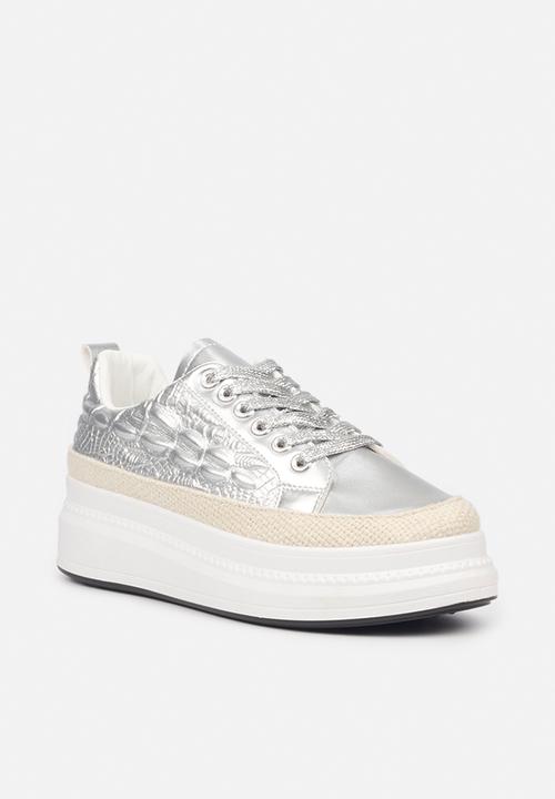 Butterfly Feet - Senhora 4 flatform sneaker - silver