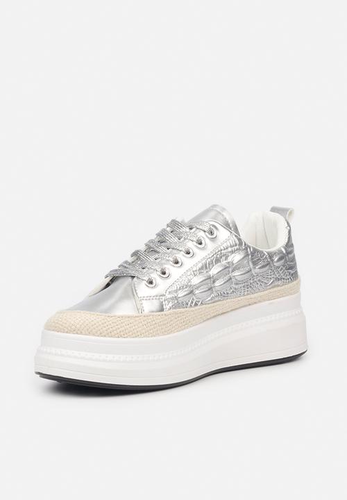 Butterfly Feet - Senhora 4 flatform sneaker - silver