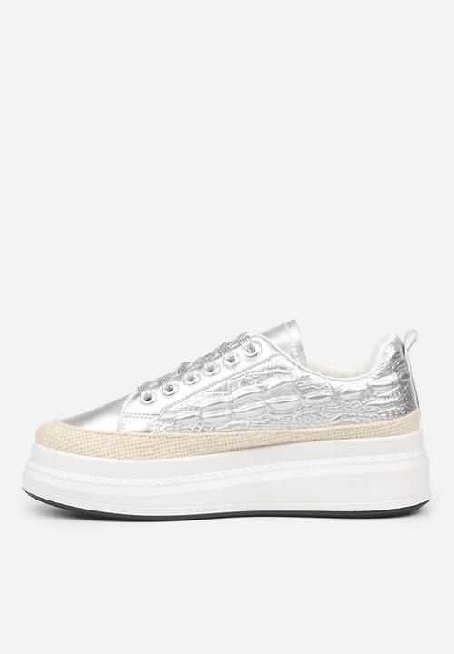 Butterfly Feet - Senhora 4 flatform sneaker - silver
