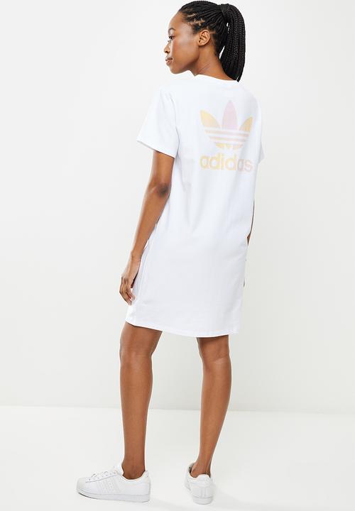 adidas Originals - Moments tee dress - white