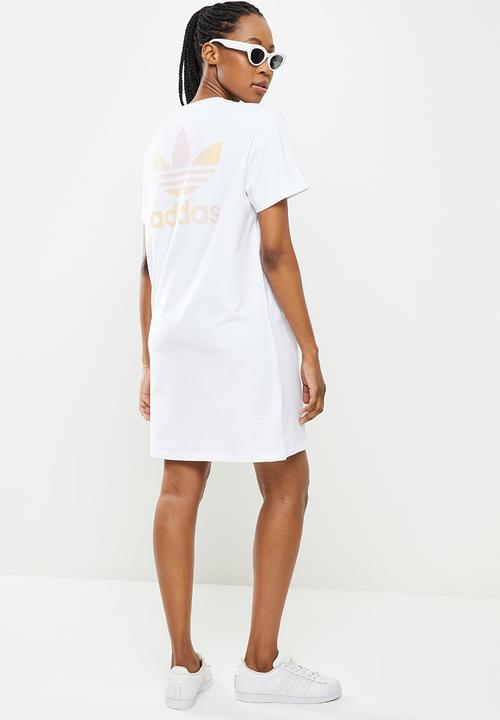 adidas Originals - Moments tee dress - white
